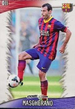 Sticker Mascherano - Las Fichas Quiz De La Liga 2013-2014 n. 11 - Mundicromo