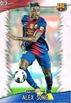 Sticker Alex Song - Las Fichas Quiz De La Liga 2013-2014 n. 12 - Mundicromo