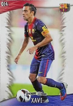 Sticker Xavi - Las Fichas Quiz De La Liga 2013-2014 n. 14 - Mundicromo