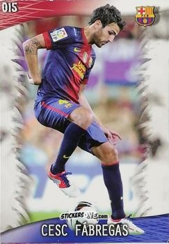 Cromo Cesc Fàbregas - Las Fichas Quiz De La Liga 2013-2014 n. 15 - Mundicromo
