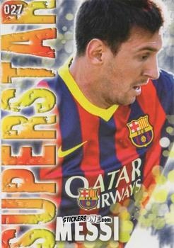 Cromo Messi - Las Fichas Quiz De La Liga 2013-2014 n. 27 - Mundicromo