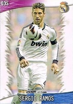 Cromo Sergio Ramos - Las Fichas Quiz De La Liga 2013-2014 n. 35 - Mundicromo