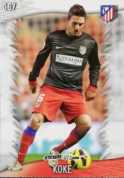 Cromo Koke - Las Fichas Quiz De La Liga 2013-2014 n. 67 - Mundicromo