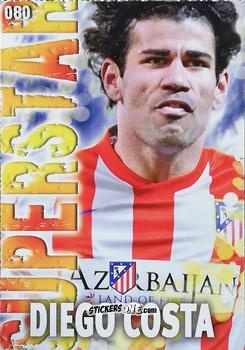 Figurina Diego Costa - Las Fichas Quiz De La Liga 2013-2014 n. 80 - Mundicromo