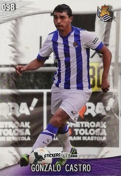 Sticker Gonzalo Castro - Las Fichas Quiz De La Liga 2013-2014 n. 98 - Mundicromo