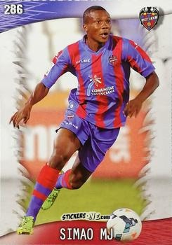 Figurina Simao MJ - Las Fichas Quiz De La Liga 2013-2014 n. 286 - Mundicromo
