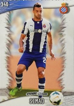 Cromo Simao - Las Fichas Quiz De La Liga 2013-2014 n. 340 - Mundicromo