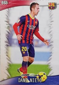Figurina Dani Nieto - Las Fichas Quiz De La Liga 2013-2014 n. 869 - Mundicromo