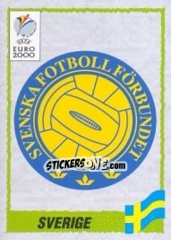 Cromo Emblem Sweden - UEFA Euro Belgium-Netherlands 2000 n. 118 - Panini