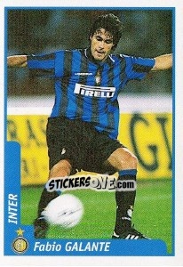 Figurina Fabio Galante - Pianeta Calcio 1997-1998 n. 115 - Ds