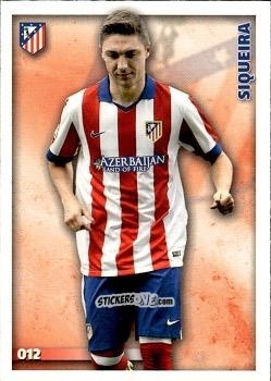 Figurina Siqueira - Las Fichas Quiz De La Liga 2014-2015 n. 12 - Mundicromo