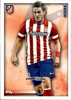Cromo Koke - Las Fichas Quiz De La Liga 2014-2015 n. 14 - Mundicromo