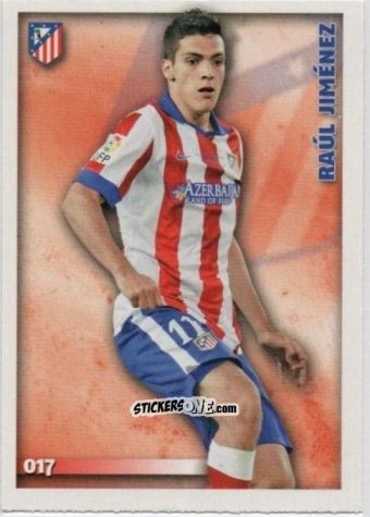 Figurina Raúl Jiménez - Las Fichas Quiz De La Liga 2014-2015 n. 17 - Mundicromo
