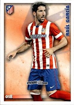 Sticker Raúl García - Las Fichas Quiz De La Liga 2014-2015 n. 18 - Mundicromo