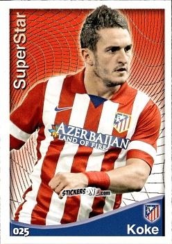 Cromo Koke - Las Fichas Quiz De La Liga 2014-2015 n. 25 - Mundicromo