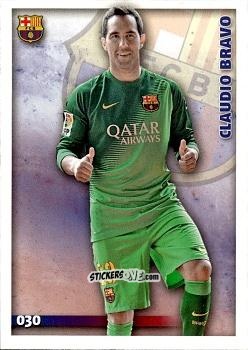 Figurina Claudio Bravo - Las Fichas Quiz De La Liga 2014-2015 n. 30 - Mundicromo