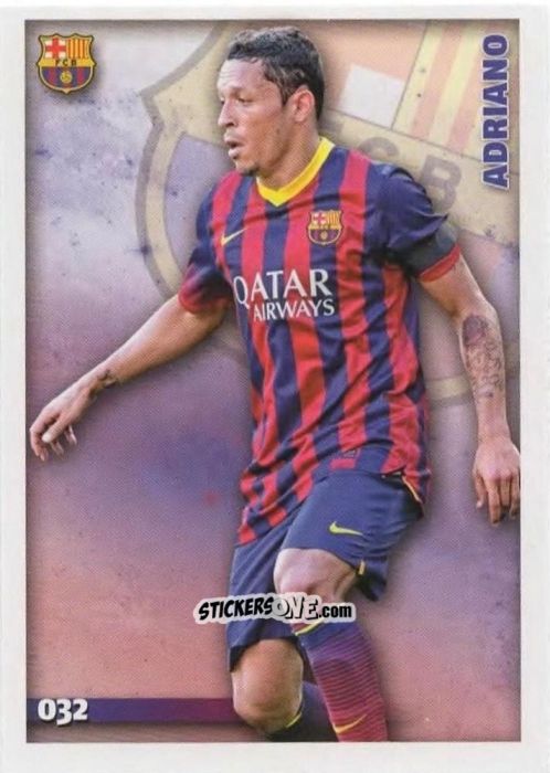Cromo Adriano Correia - Las Fichas Quiz De La Liga 2014-2015 n. 32 - Mundicromo