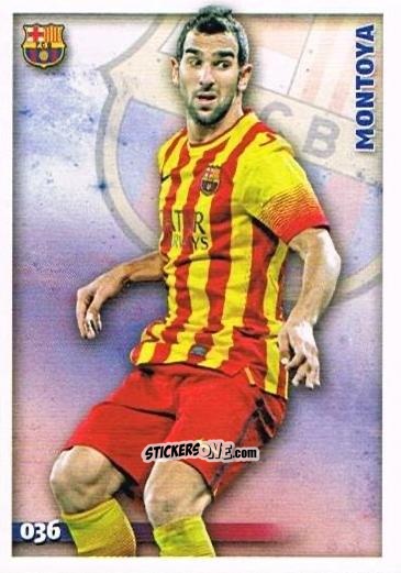 Cromo Montoya - Las Fichas Quiz De La Liga 2014-2015 n. 36 - Mundicromo