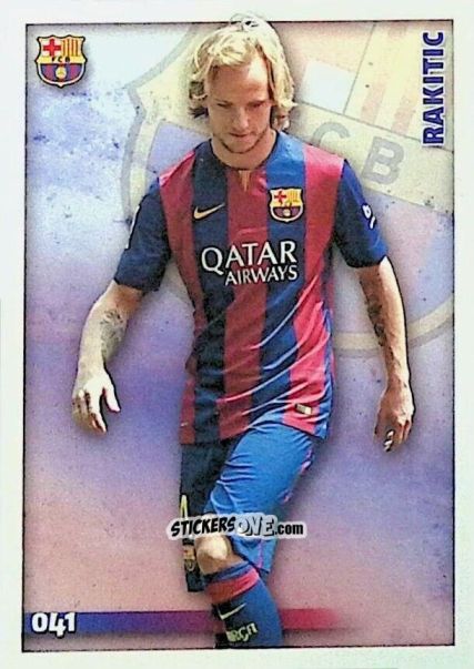 Figurina Rakitic - Las Fichas Quiz De La Liga 2014-2015 n. 41 - Mundicromo