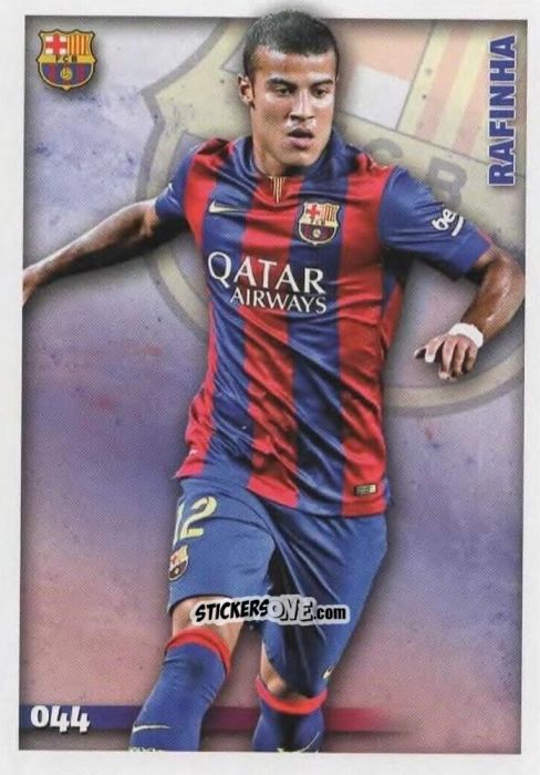Figurina Rafinha - Las Fichas Quiz De La Liga 2014-2015 n. 44 - Mundicromo