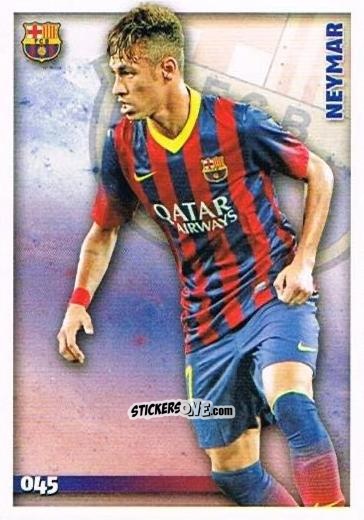 Figurina Neymar - Las Fichas Quiz De La Liga 2014-2015 n. 45 - Mundicromo