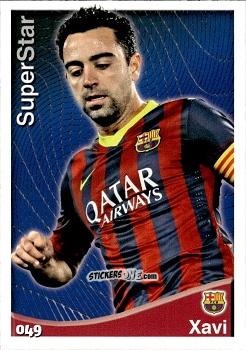 Sticker Xavi Hernández - Las Fichas Quiz De La Liga 2014-2015 n. 49 - Mundicromo