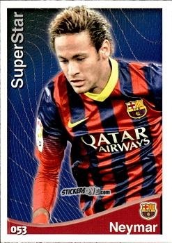 Figurina Neymar - Las Fichas Quiz De La Liga 2014-2015 n. 53 - Mundicromo
