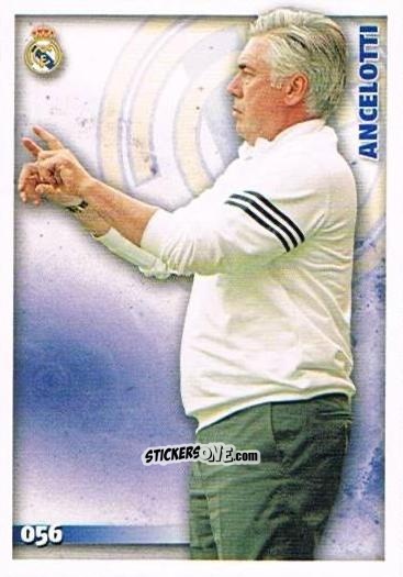 Cromo Ancelotti - Las Fichas Quiz De La Liga 2014-2015 n. 56 - Mundicromo