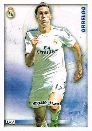 Cromo Arbeloa - Las Fichas Quiz De La Liga 2014-2015 n. 59 - Mundicromo