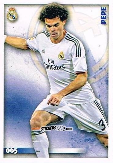 Figurina Pepe - Las Fichas Quiz De La Liga 2014-2015 n. 65 - Mundicromo