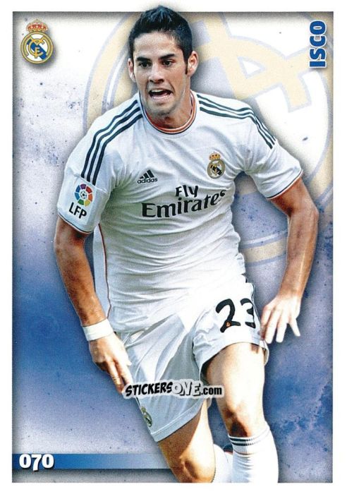 Figurina Isco - Las Fichas Quiz De La Liga 2014-2015 n. 70 - Mundicromo