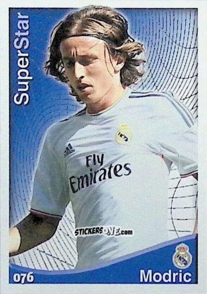 Cromo Modric - Las Fichas Quiz De La Liga 2014-2015 n. 76 - Mundicromo