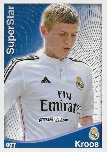 Sticker Kroos - Las Fichas Quiz De La Liga 2014-2015 n. 77 - Mundicromo