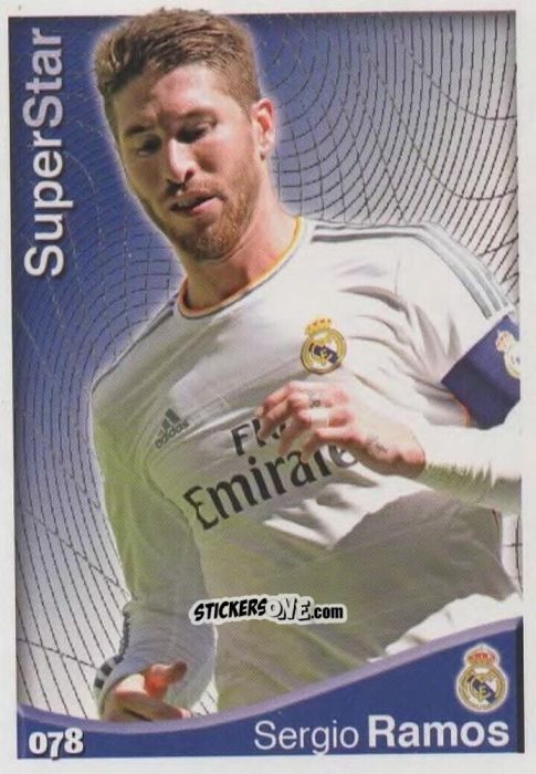 Cromo Sergio Ramos - Las Fichas Quiz De La Liga 2014-2015 n. 78 - Mundicromo