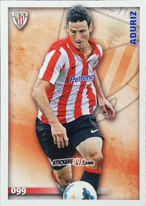 Figurina Aduriz - Las Fichas Quiz De La Liga 2014-2015 n. 99 - Mundicromo