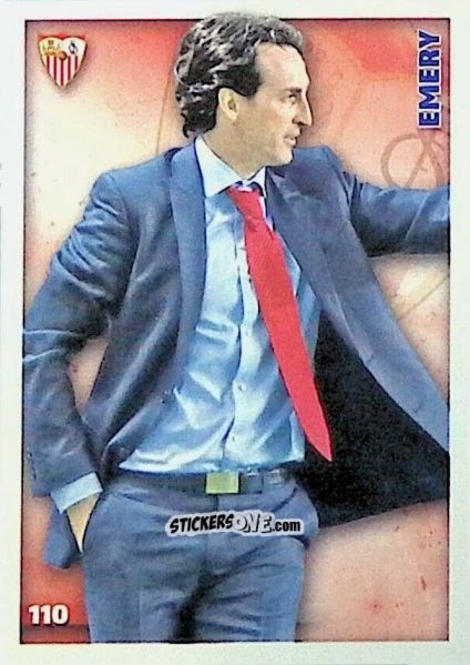 Cromo Emery - Las Fichas Quiz De La Liga 2014-2015 n. 110 - Mundicromo