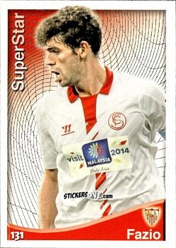 Figurina Fazio - Las Fichas Quiz De La Liga 2014-2015 n. 131a - Mundicromo