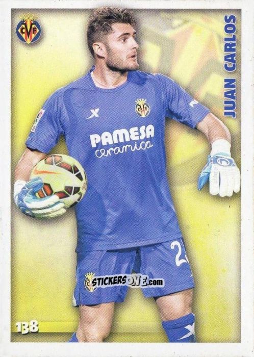 Cromo Juan Carlos - Las Fichas Quiz De La Liga 2014-2015 n. 138 - Mundicromo