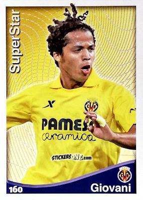 Figurina Giovani Dos Santos - Las Fichas Quiz De La Liga 2014-2015 n. 160 - Mundicromo