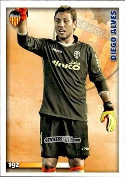 Figurina Diego Alves - Las Fichas Quiz De La Liga 2014-2015 n. 192 - Mundicromo