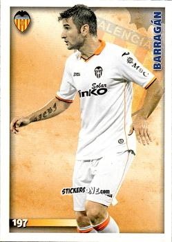 Figurina Barragán - Las Fichas Quiz De La Liga 2014-2015 n. 197 - Mundicromo