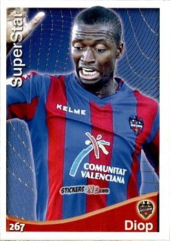 Figurina Diop - Las Fichas Quiz De La Liga 2014-2015 n. 267 - Mundicromo