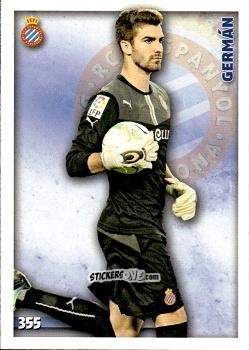 Figurina Germán - Las Fichas Quiz De La Liga 2014-2015 n. 355 - Mundicromo