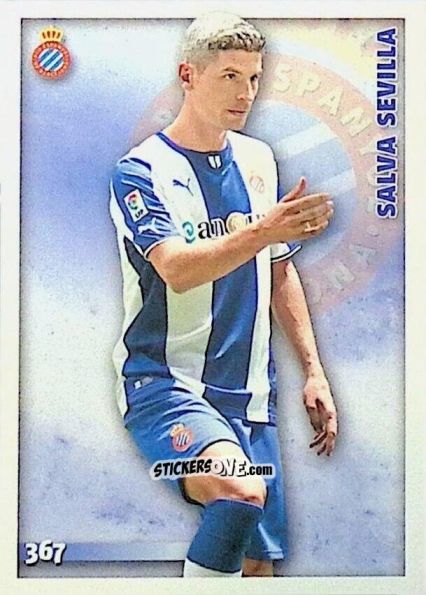 Figurina Salva Sevilla - Las Fichas Quiz De La Liga 2014-2015 n. 367 - Mundicromo