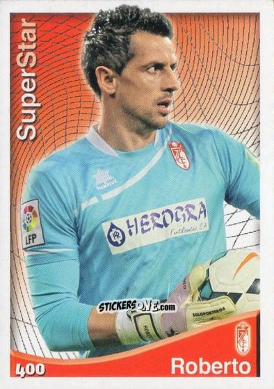 Cromo Roberto - Las Fichas Quiz De La Liga 2014-2015 n. 400 - Mundicromo