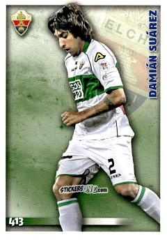 Sticker Damián Suárez - Las Fichas Quiz De La Liga 2014-2015 n. 413 - Mundicromo