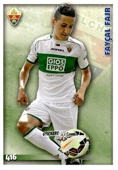 Sticker Fayçal Fajr - Las Fichas Quiz De La Liga 2014-2015 n. 416 - Mundicromo