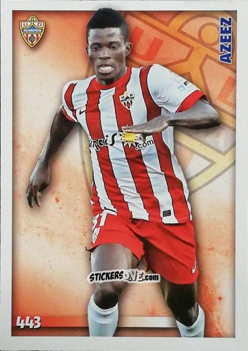 Cromo Azeez - Las Fichas Quiz De La Liga 2014-2015 n. 443 - Mundicromo