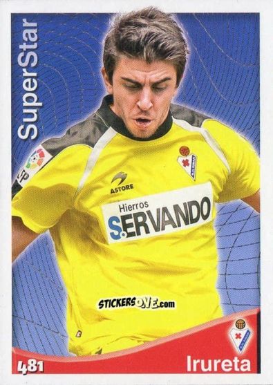 Figurina Irureta - Las Fichas Quiz De La Liga 2014-2015 n. 481 - Mundicromo