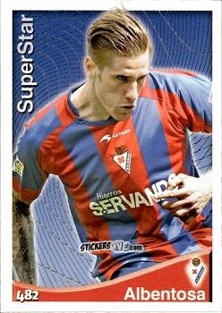 Cromo Albentosa - Las Fichas Quiz De La Liga 2014-2015 n. 482 - Mundicromo